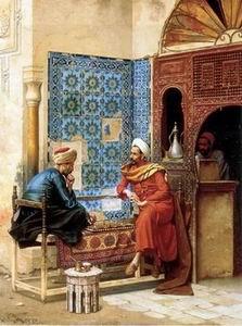 unknow artist Arab or Arabic people and life. Orientalism oil paintings  300 China oil painting art